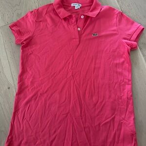 Lacoste Vibrant Pink Polo